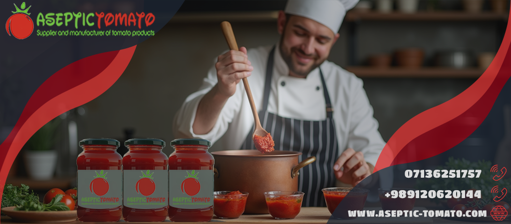 بهترین رب گوجه اسپتیک صادراتی 1403 در ایران